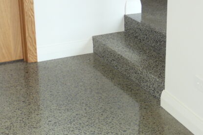 Stairs polished concrete Tauranga NZ Grinders