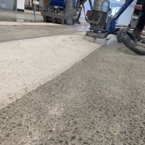 Channel cutting in Bunnings wellington for earthquake work