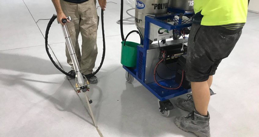 Polished concrete joint compound NZ Grinders
