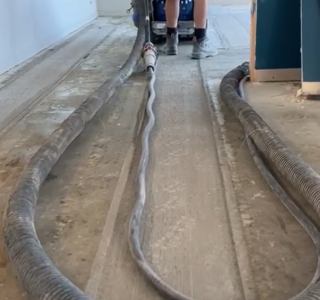 Channel cutting machine
