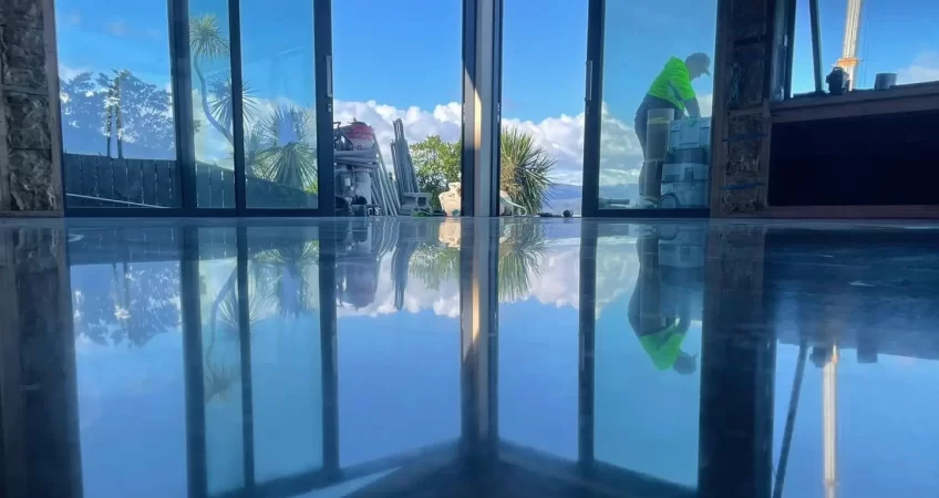 Polished concrete floor Tauranga NZ Grinders